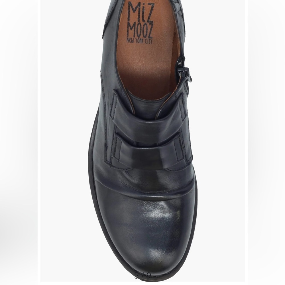 Miz Mooz Black Liam Oxford‎ Leather Loafer 11 Preppy Academia - Picture 5 of 16